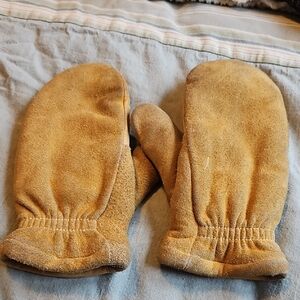 Heavy Duty Leather Lined Mittens